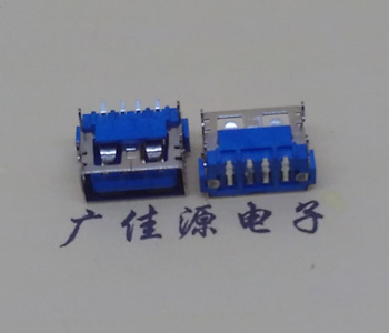 天津usb2.0接口 AF短体10.0母座 卧式直边 连接器插座