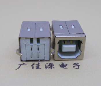 天津USB BF180度母座 打印机接口 立式直插带赛