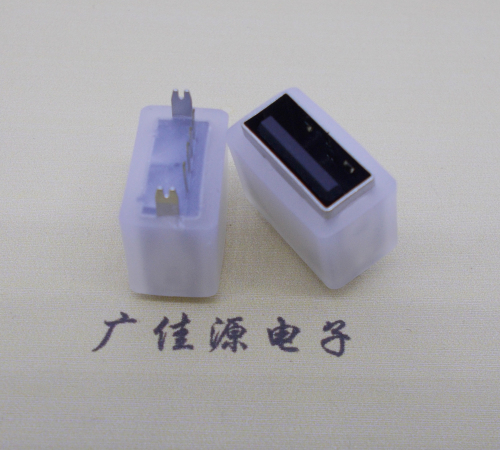 天津USB连接器接口 10.5MM防水立插母座 鱼叉脚
