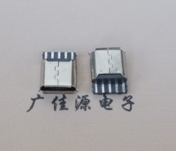 天津Micro USB5p母座焊线 前五后五焊接有后背