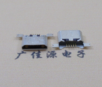天津MK USB B Type 沉板0.9母座后两脚SMT口不卷边