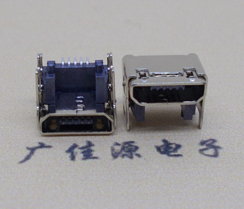 天津MICRO USB 5P母座 SMT垫高 L=4.15双壳