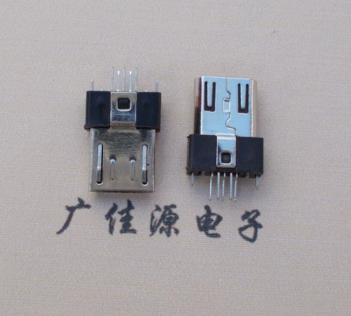 天津MICRO USB2.0插头.带卡勾-无卡勾夹板公头