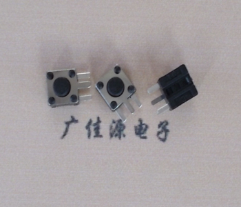 天津4.5X4.5x3.8侧边三脚插进口弹片不锈钢按键开关